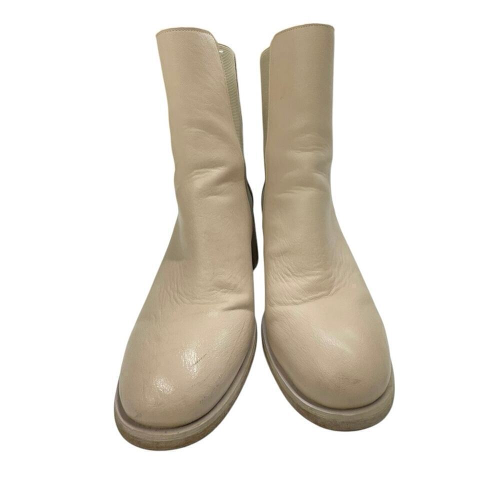 Oasis Society Olivia- Chelsea Heel Boots Neutral Color Size 7 - Picture 4 of 11